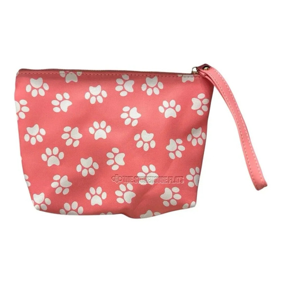 The Storehouse Flats Handbags - The Storehouse Flats: Puppy Love Paws Wristlet Bag NEW NWOT Pink Pouch
